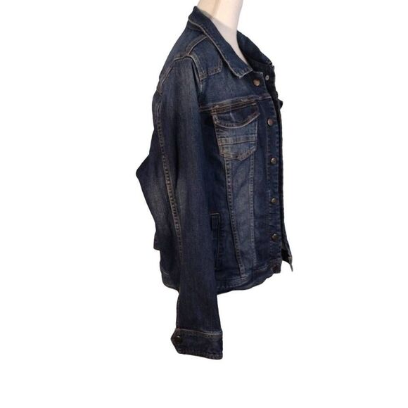 Lane Bryant Blue Denim Jacket 20 - Picture 2 of 5